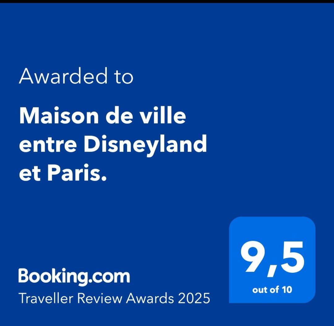 Maison De Ville Entre Disneyland Et Paris. Lagny Exterior foto